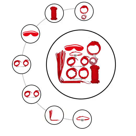 7 Piece Kit For women (Red and Black Color)