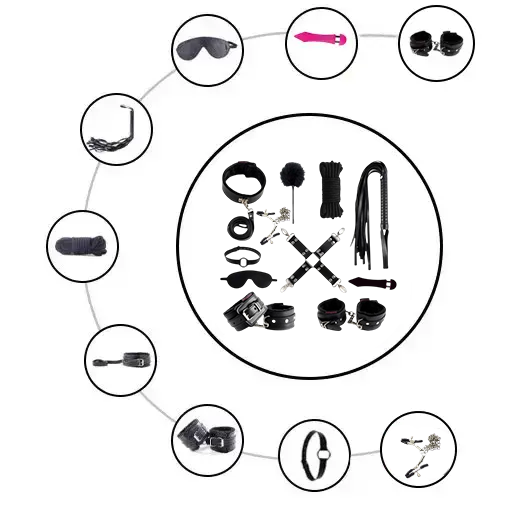 BDSM Bondage Set Erotic Sex Toys Product For Adult Kit