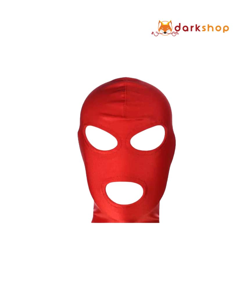 BDSM Hood Fetish Open Mouth & Eyes Mask