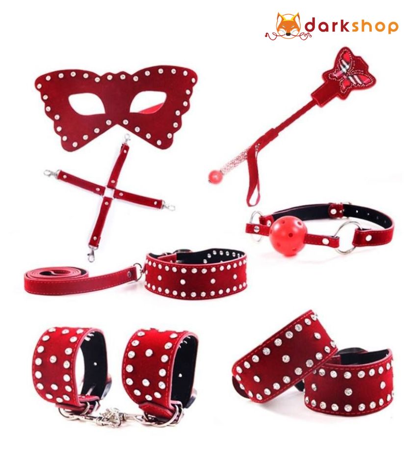 BDSM Night Fun Seven in One Red Kit