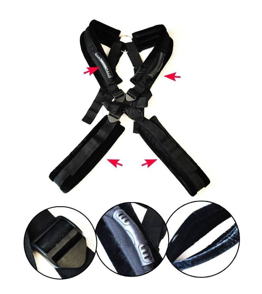 Body Harness Swing Leg Spreader Restraint Bondage