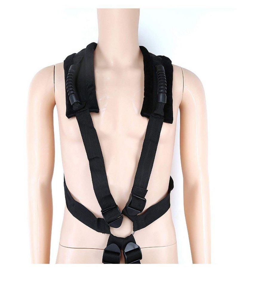 Body Harness Swing Leg Spreader Restraint Bondage
