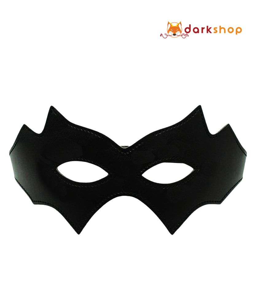 Bdsm Leather Eyewear mask in Black