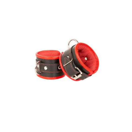 Black Red Luxury Handcuffs