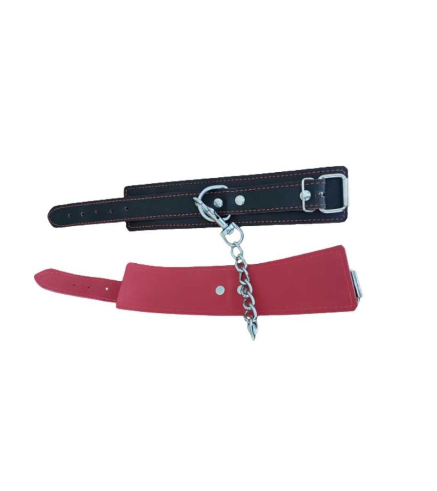 Black and Red BDSM Handcuff