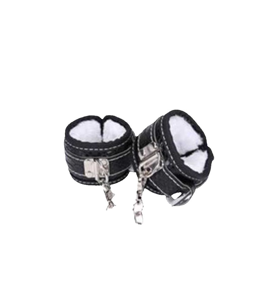 Black and White Soft Luxury Handcuff