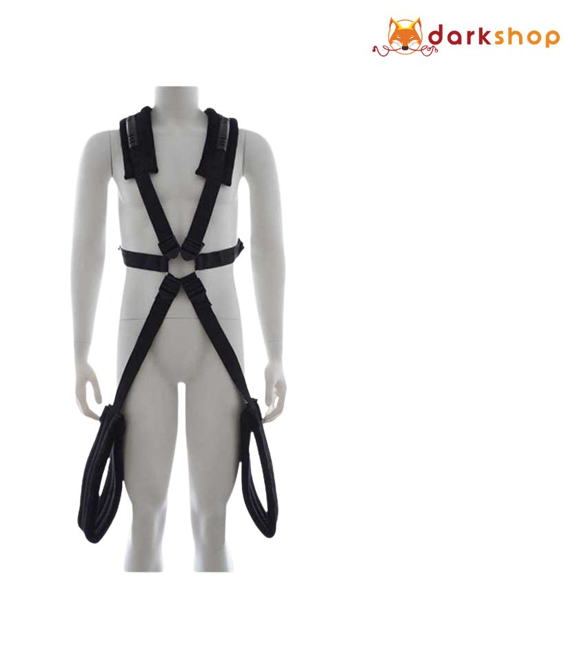 Body Harness Swing Leg Spreader Restraint Bondage