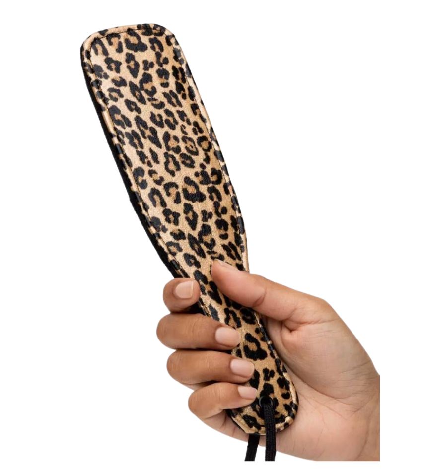 Bondage Boutique Leopard Print Small Paddle