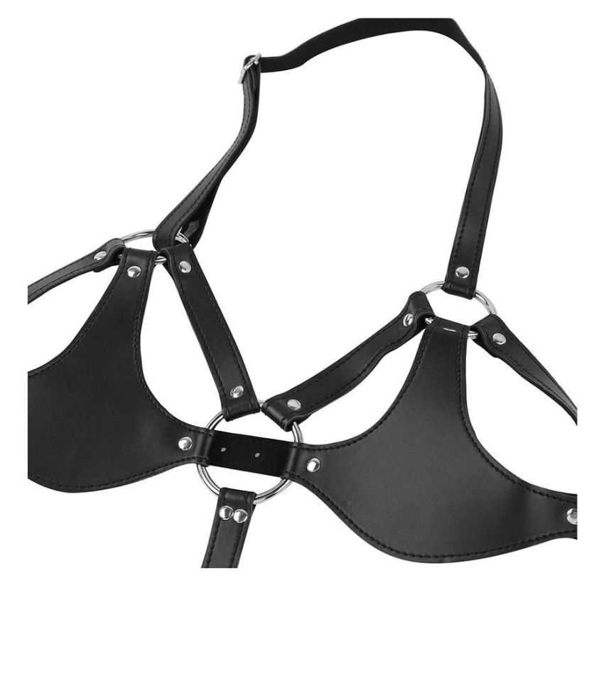 Black Bodysuit Chastity Belt For Women