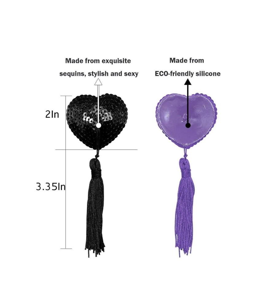 Breast Bra Tassel Nipple Cover Pasties Petal Stickers For Women