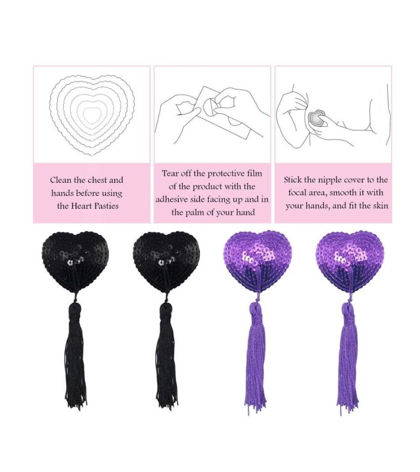 Breast Bra Tassel Nipple Cover Pasties Petal Stickers For Women