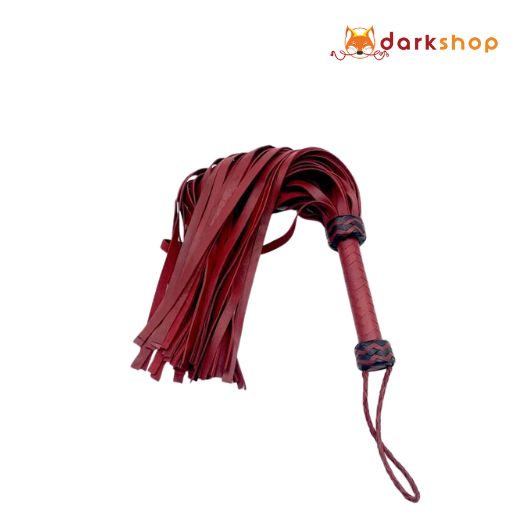 Burgandy Color Faux Leather Whips