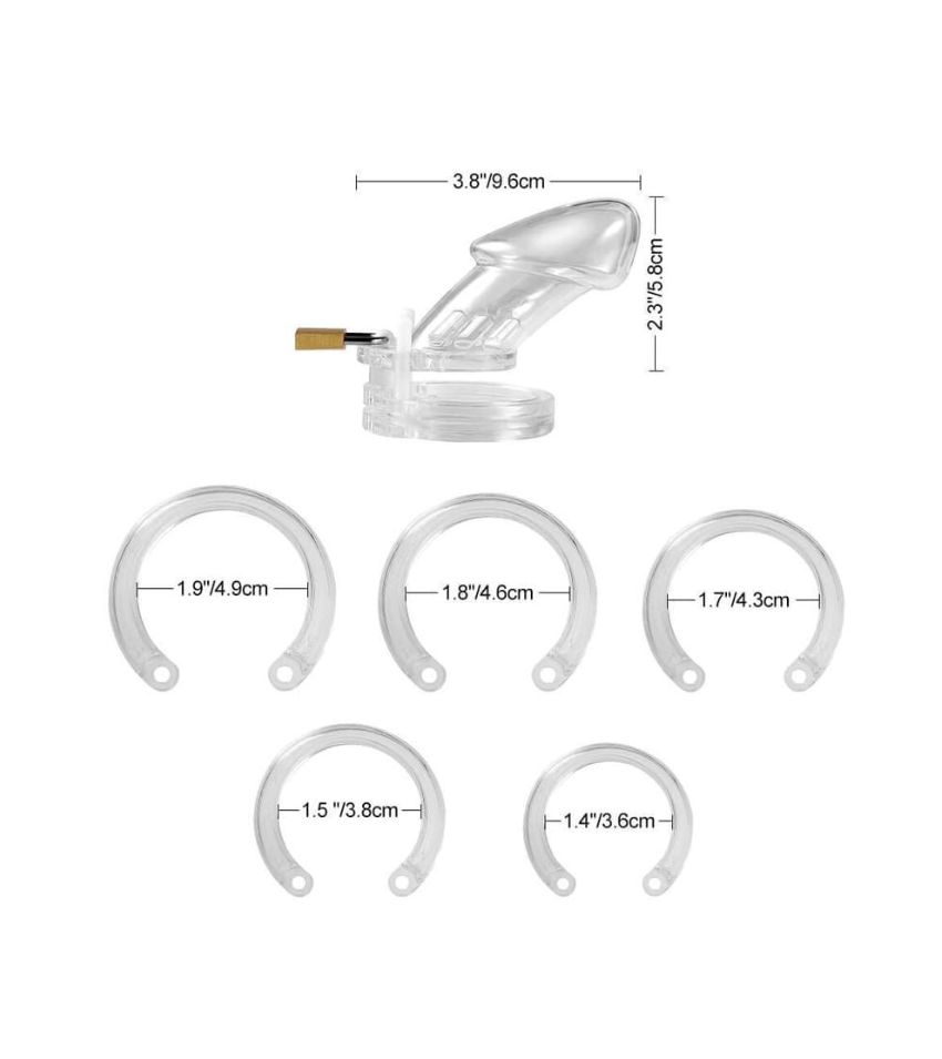 CB-6000 Male plastic chastity Cage Cock device