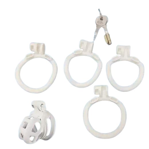 Cobra Male Chastity Device with Adjustable 4 Rings