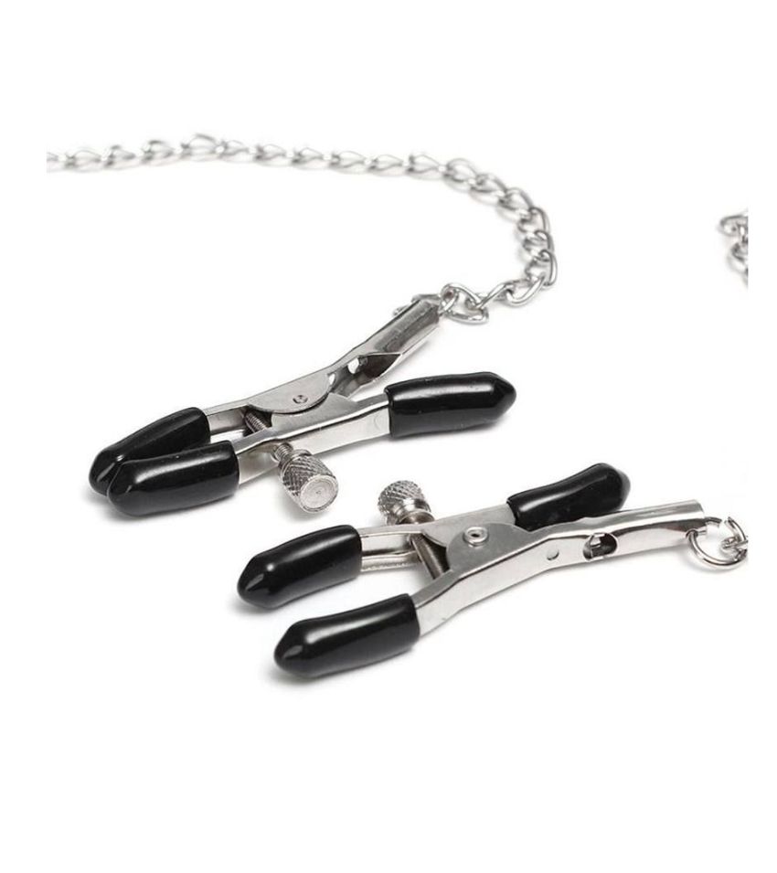 Couple Nipple Clamps Mouth Ball Gag Kit for Women