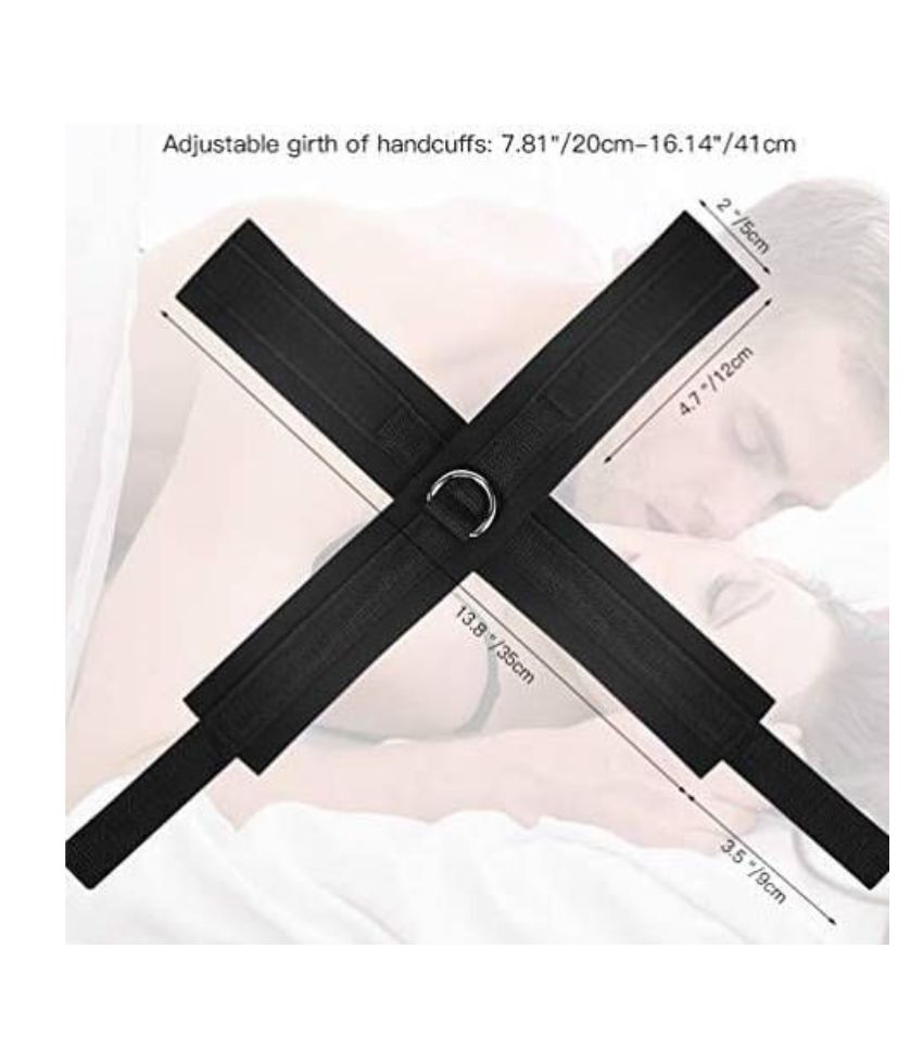 Cross Handcuffs BDSM Adjustable Restraints