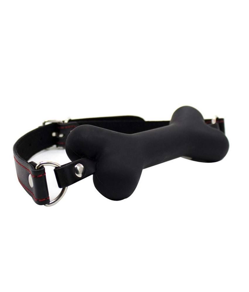 Dog Bone Neck Strap Mouth Gag