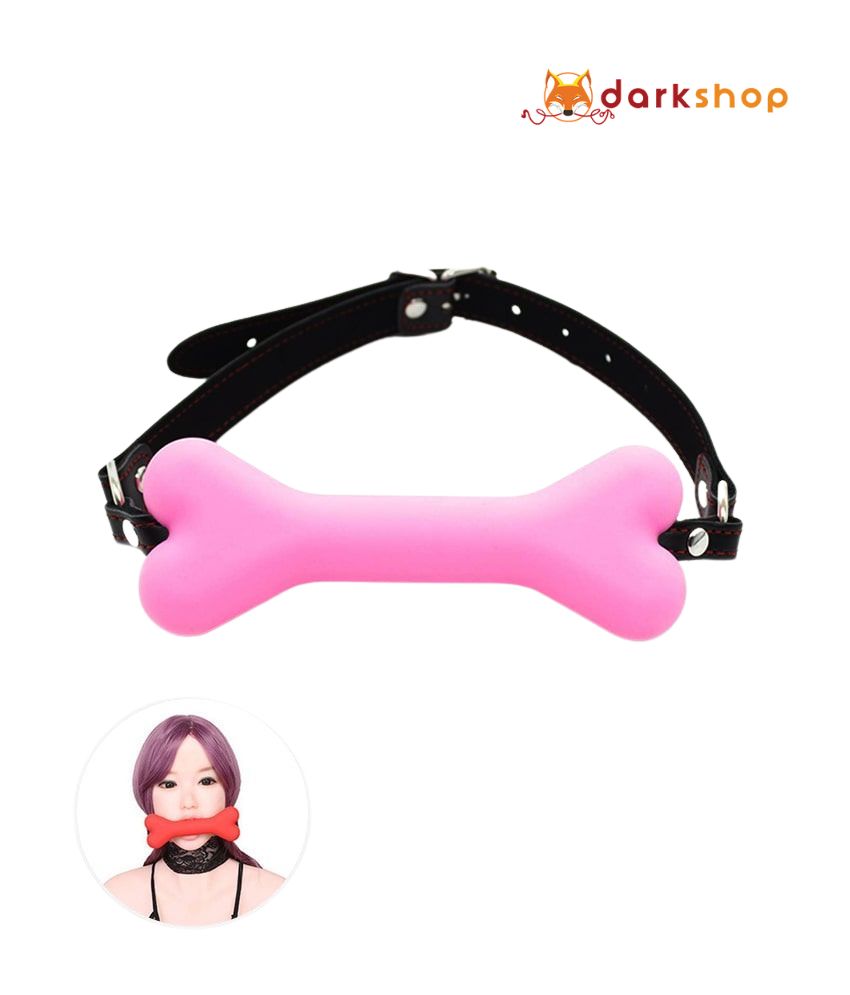 Dog Bone Neck Strap Mouth Gag