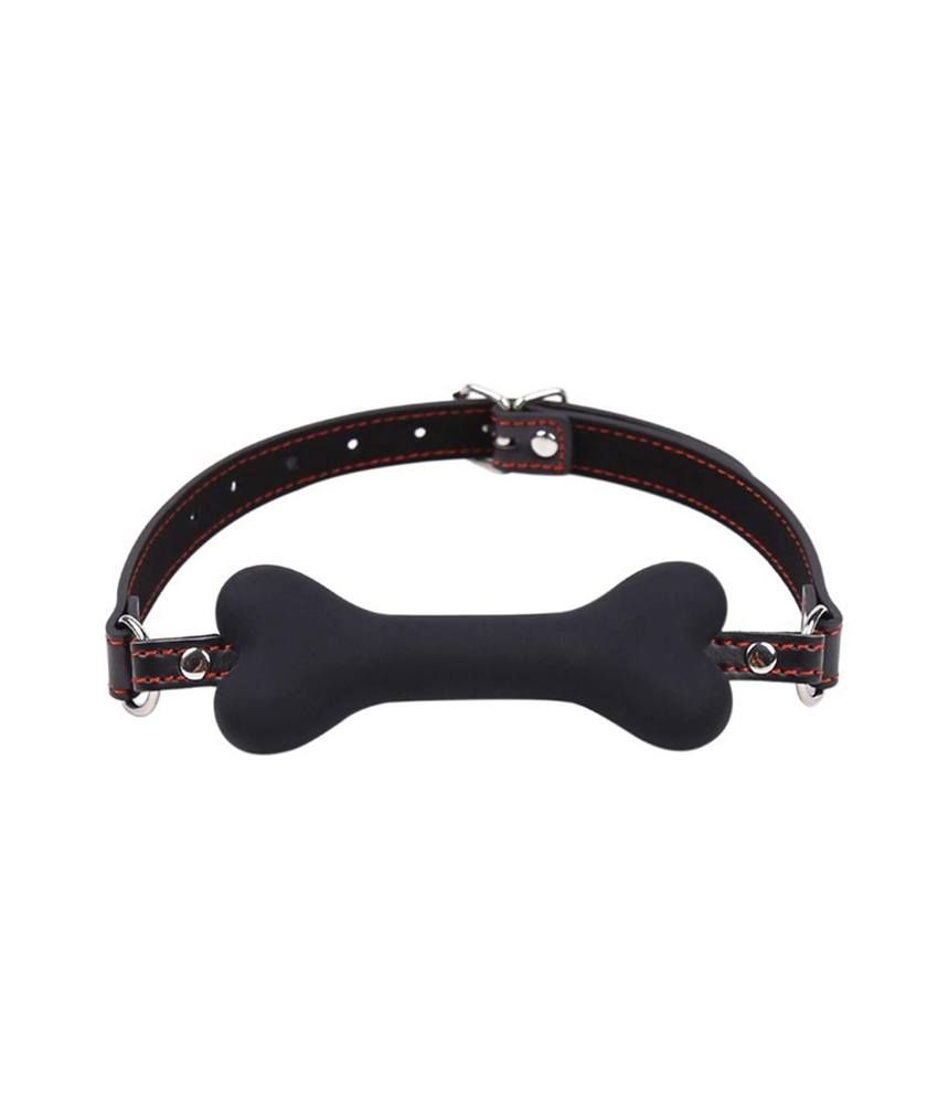 Dog Bone Neck Strap Mouth Gag