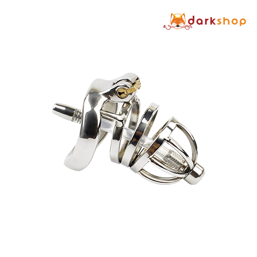 Attica Chastity Cage Lock with Urethral Tube For Men