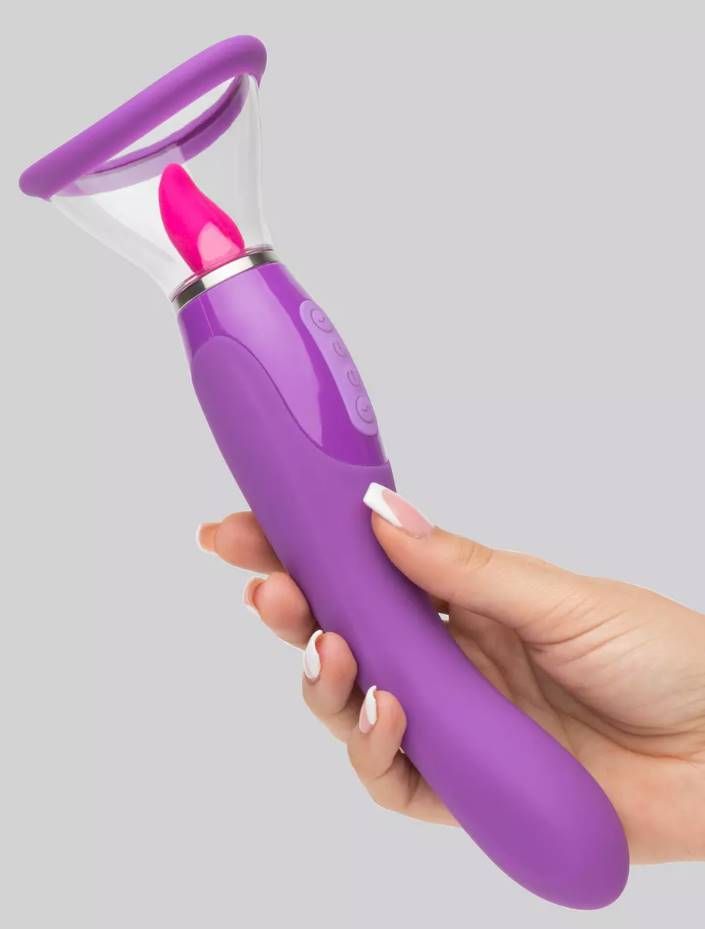 Vibrating Pussy Pump And Tongue Vibrator