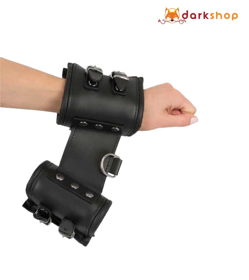 Faux Leather Handcuffs