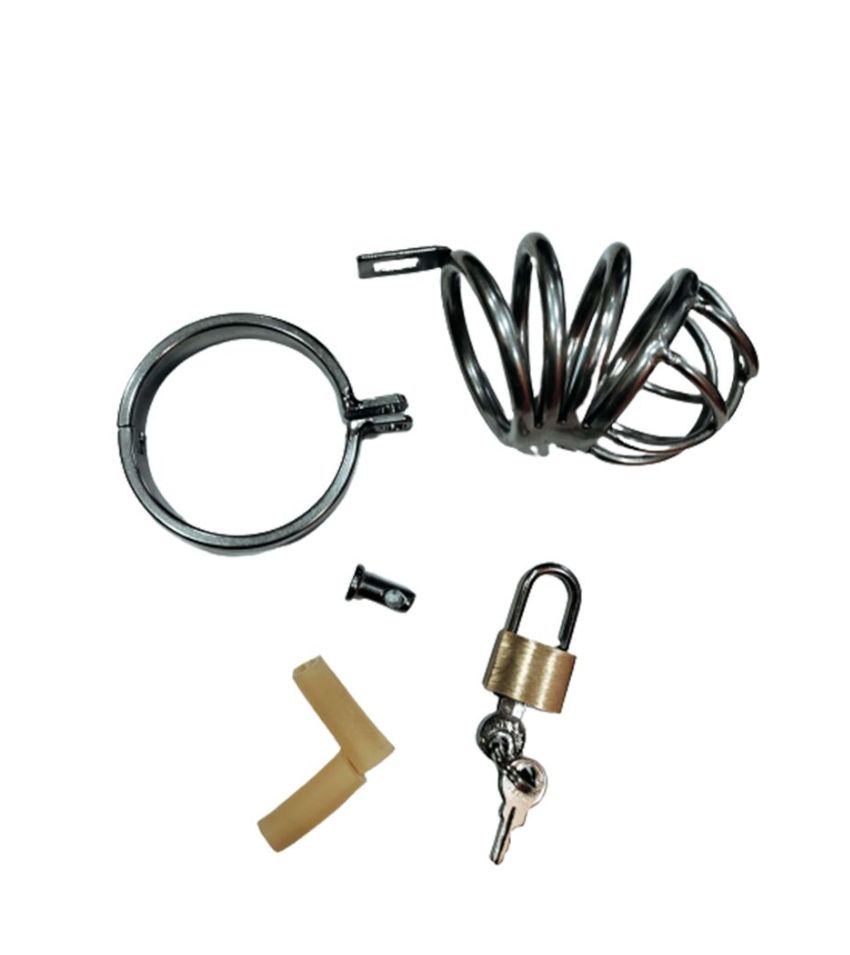 2.5 Inch Steel Chastity Cage