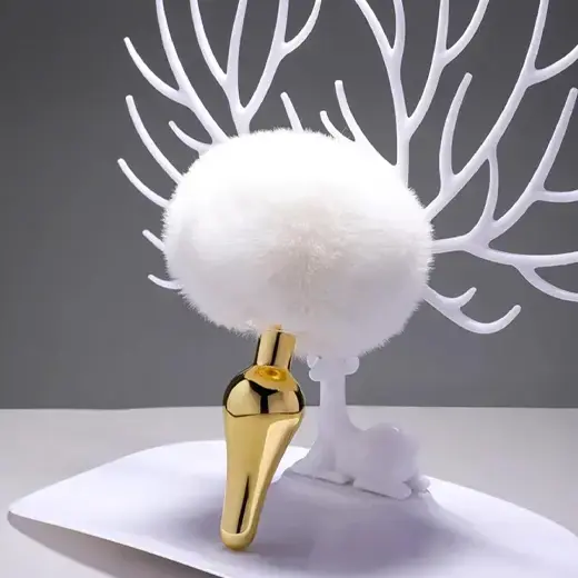 Golden Smooth Anal Tail Plug for Men and Women