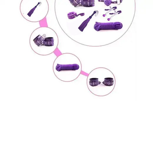 Hot 8 Pcs BDSM Bondage Set Kit