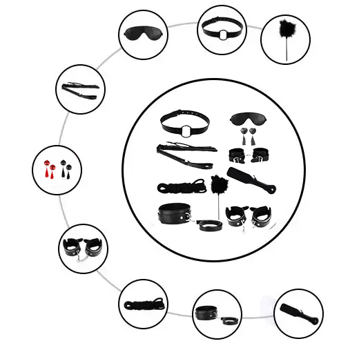 Couples Bondage 10PC Master Kit