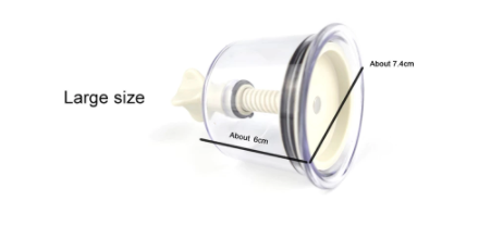 Large Nipple Sucker Women Breast Enlarger Suction Vacuum Pump