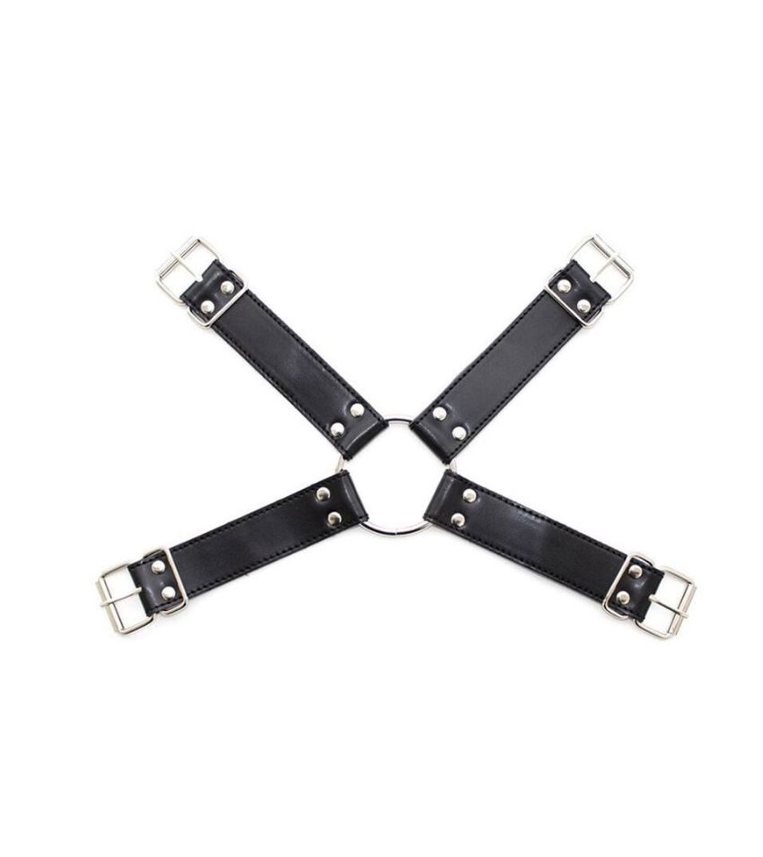 Leather chest Bondage Restraints