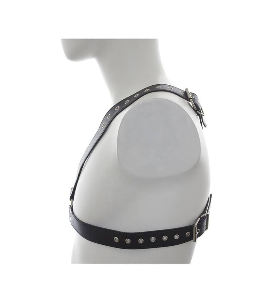 Leather chest Bondage Restraints