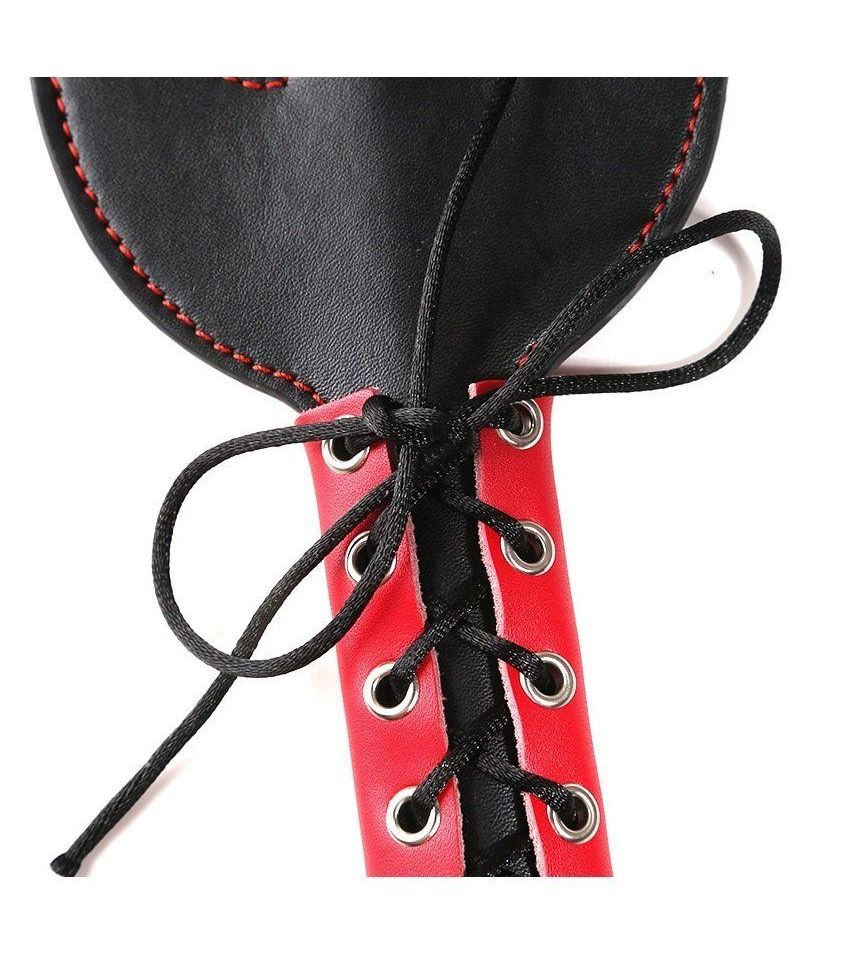 Leather Fetish Cat Paddle Spanking