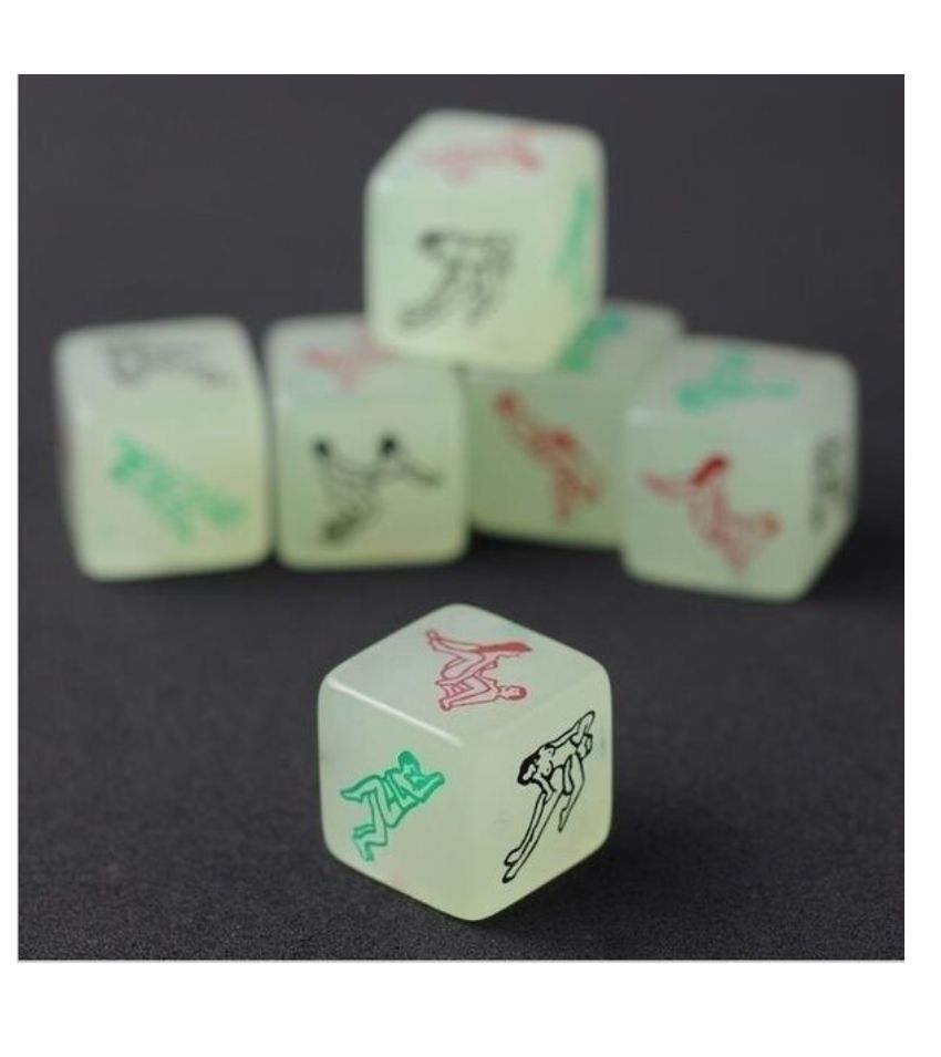 Luminous Dice Adult Games 6 Sides