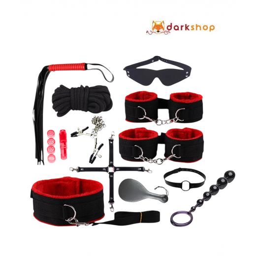 Luxury 12 PCS Leather BDSM Bondage Kit