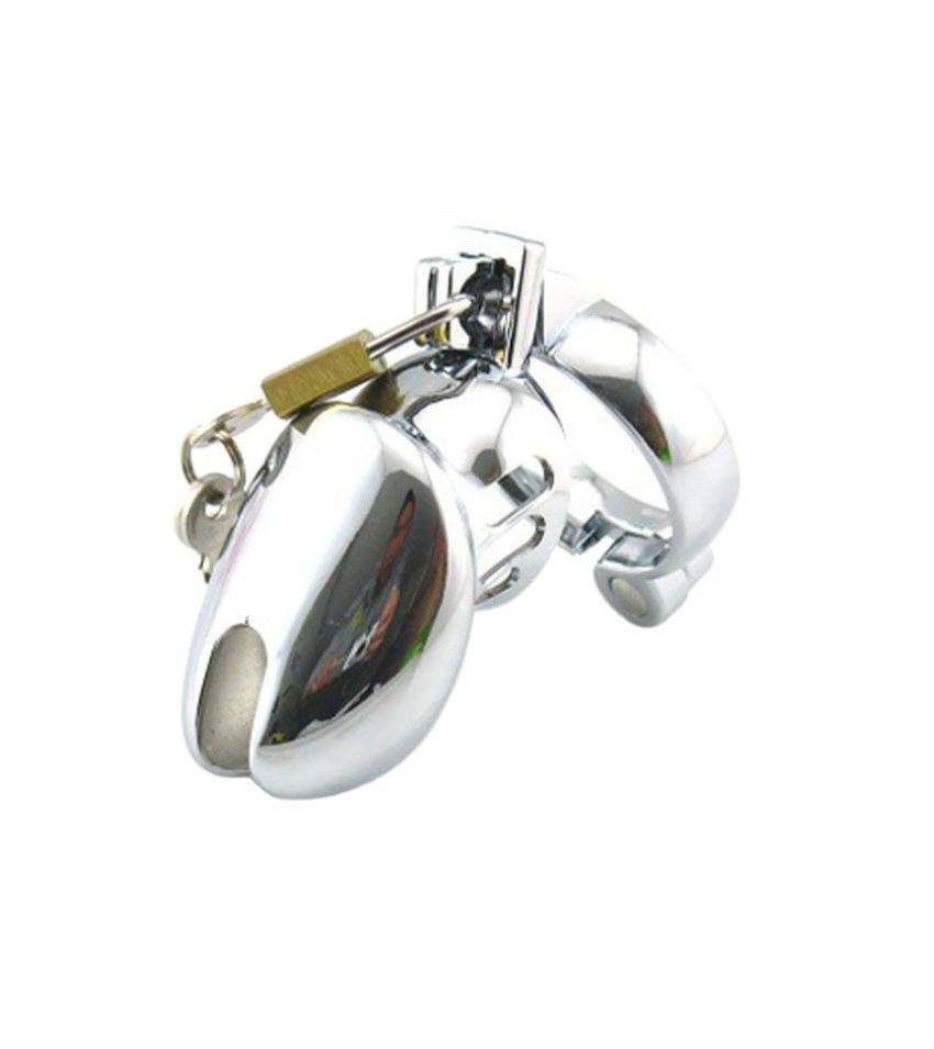 Metal Chastity Adjustable Cock Cage for Men Restraints Erection