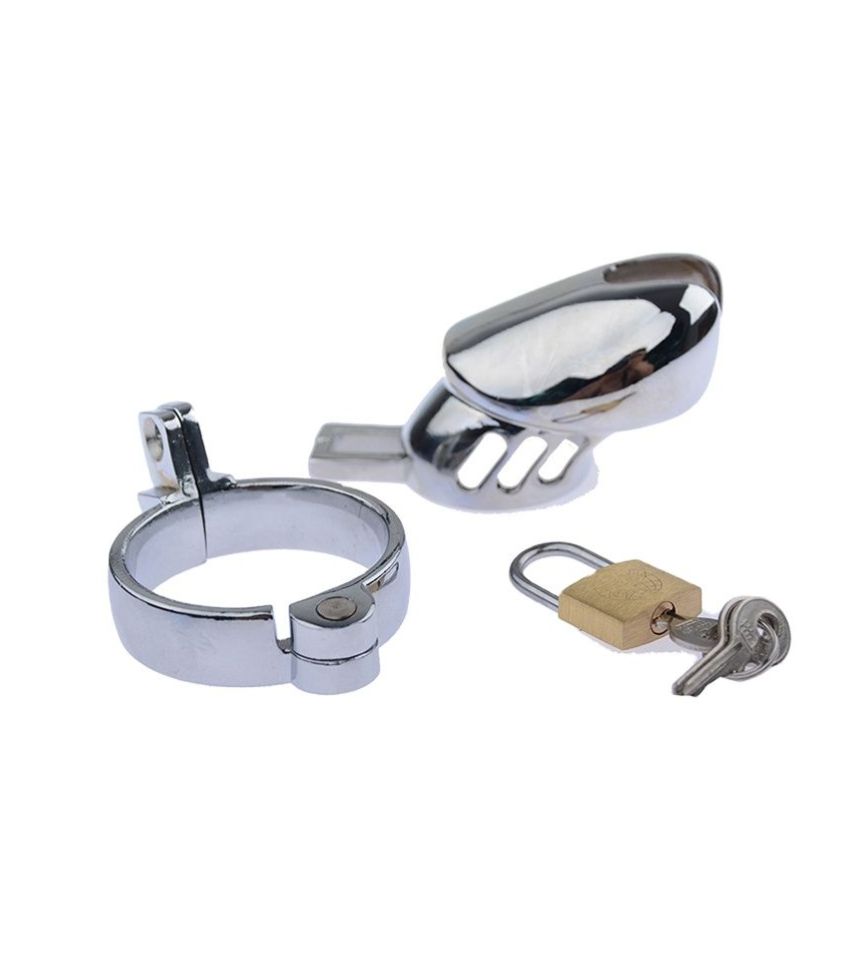 Metal Chastity Adjustable Cock Cage for Men Restraints Erection