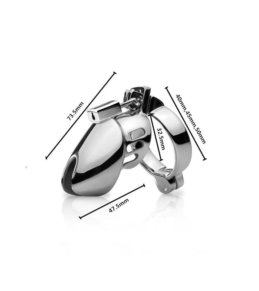 Metal Chastity Adjustable Cock Cage for Men Restraints Erection