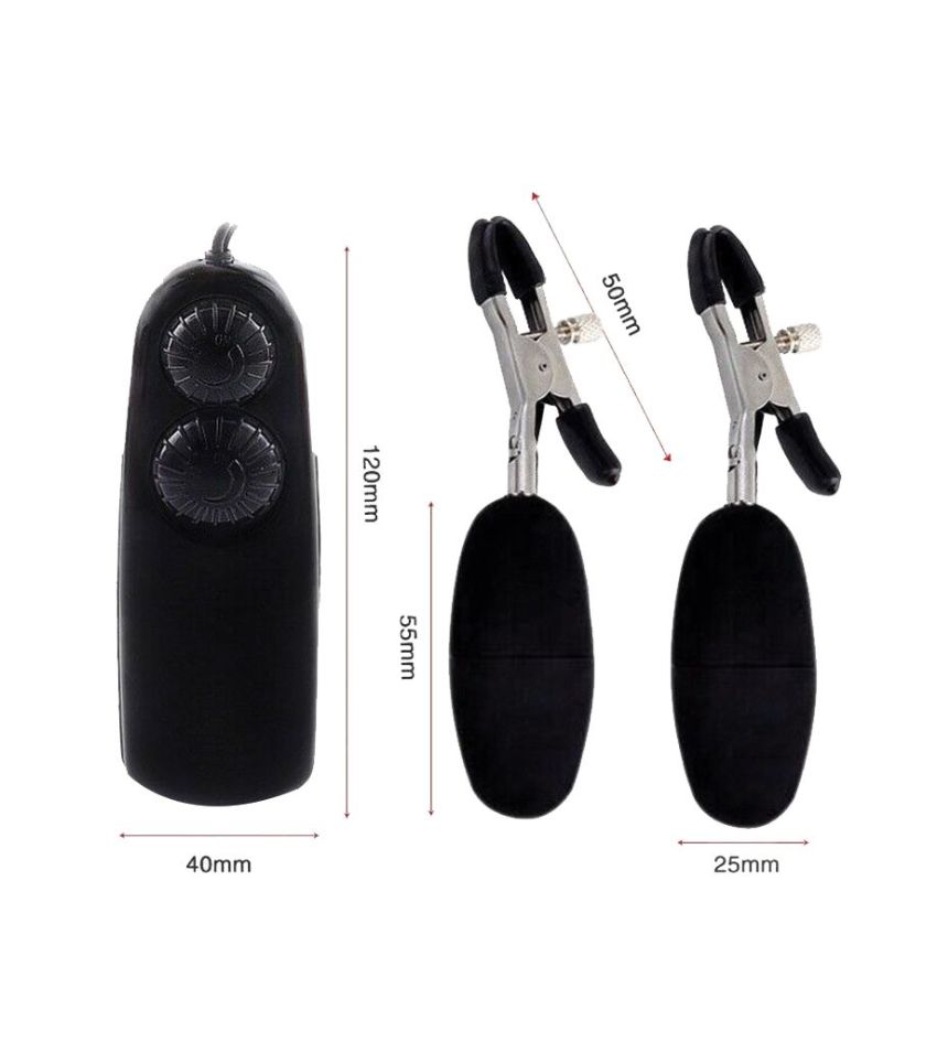 Remote Control Vibrating Nipple Clamps