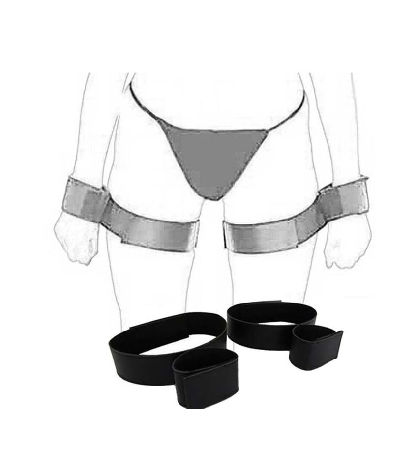 Nylon Bondage Handcuff Wrist & Ankle Cuffs Kit