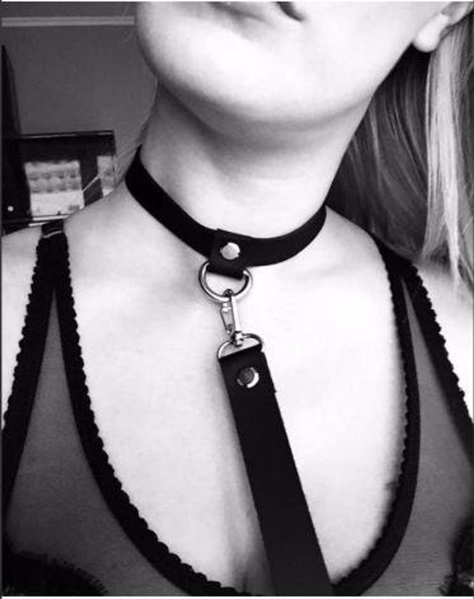 BDSM Collar with Leash Fetish Bondage