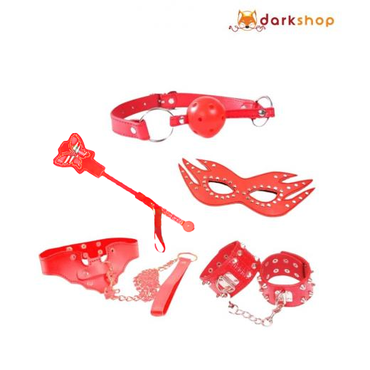 Passion 5pcs Fetish BDSM Bondage Sex Kit