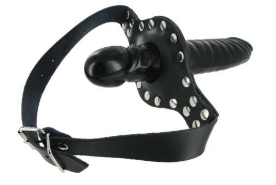 Stuffed Penis Mouth Gag