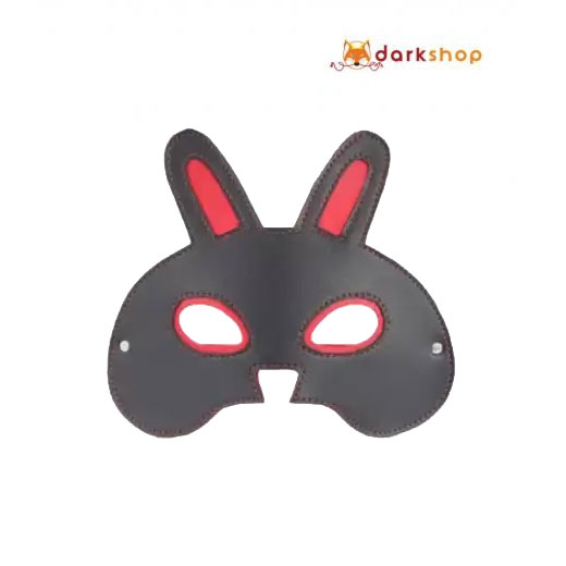 Red & Black Cat Mask For BDSM Play
