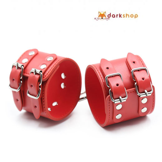 Red Double Buckle Handcuffs