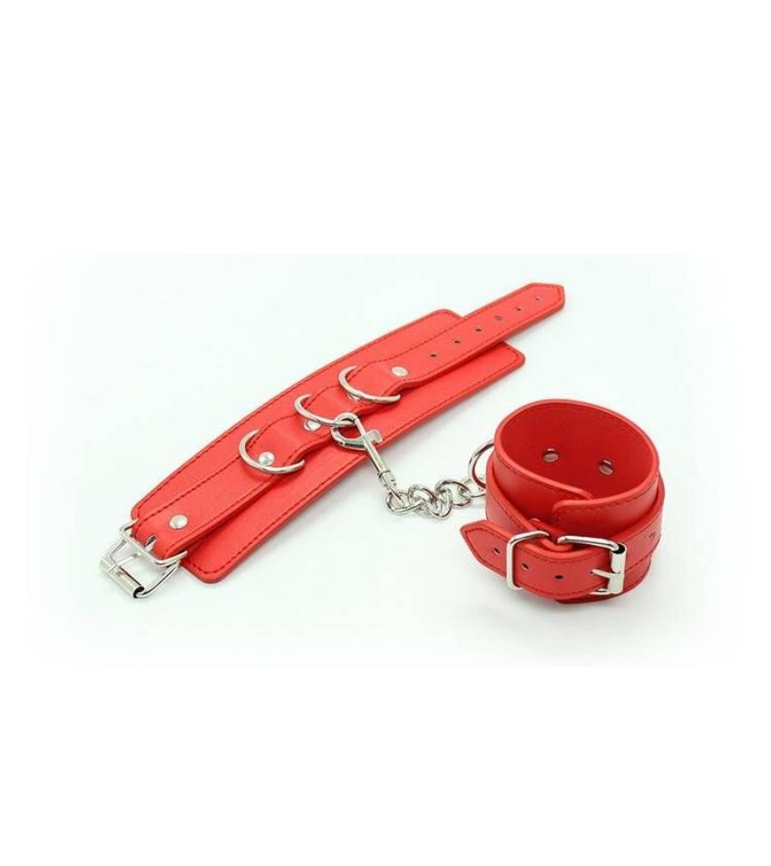 Red Soft BDSM Hand Cuffs