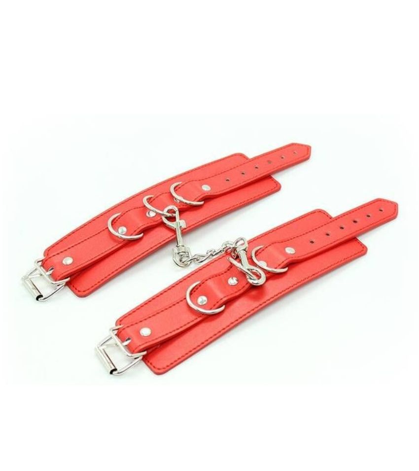 Red Soft BDSM Hand Cuffs