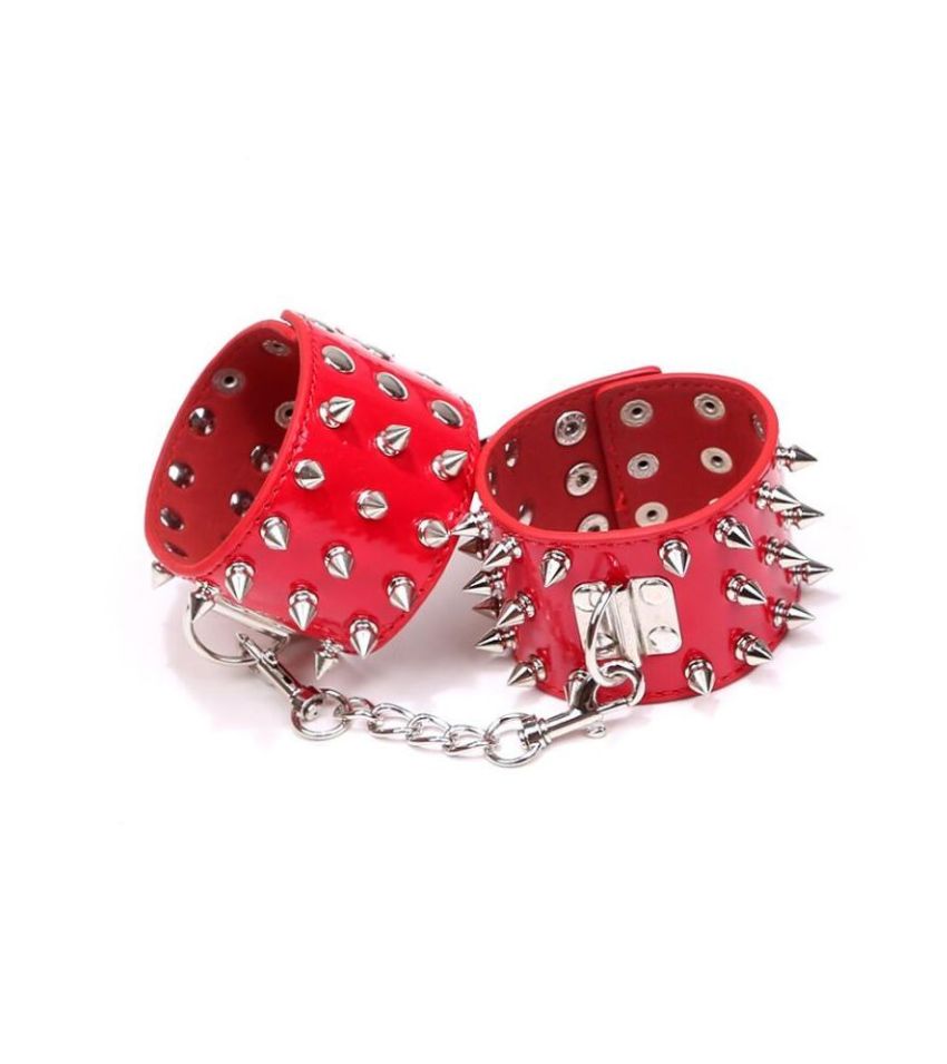 Red Passion Spike Handcuffs
