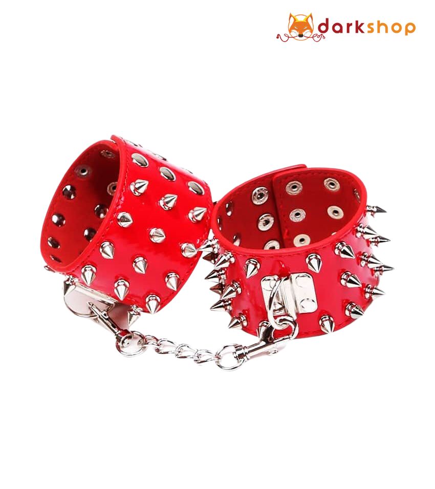 Red Passion Spike Handcuffs